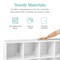 Best Choice Products 8-Cube Bookshelf, 11in Display Storage System, Organizer w/ Removable Back Panels